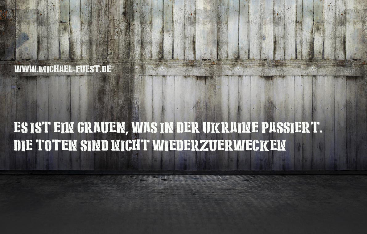 Ukraine - überall neue Friedhöfe